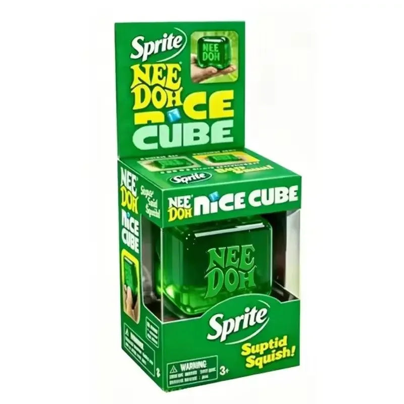 Needoh Nice Cube Sensory Stress Reliever Fidget Tool for Anxiety & Focus Desk Sensory Cube for Adults & Kids